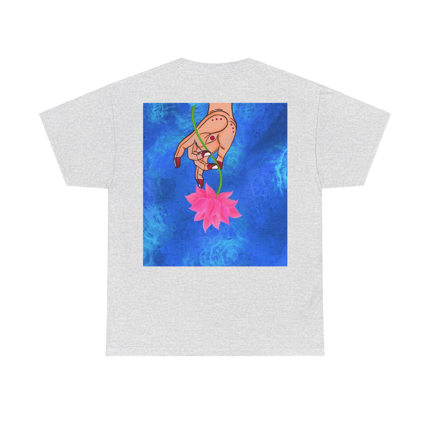 Lotus HandDrawn Unisex Heavy Cotton Tee