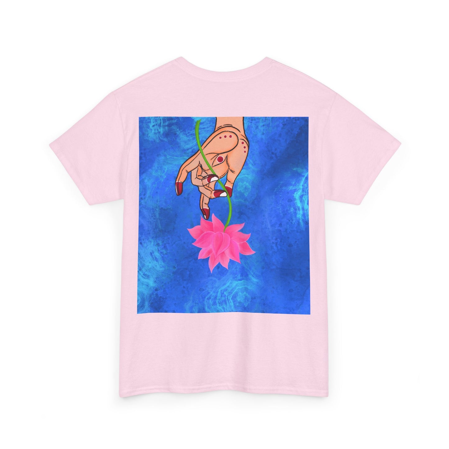 Lotus HandDrawn Unisex Heavy Cotton Tee