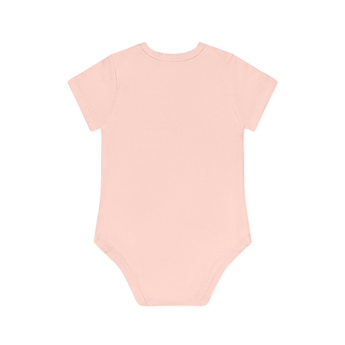 Baby Organic Short Sleeve Bodysuit Tennis Sky