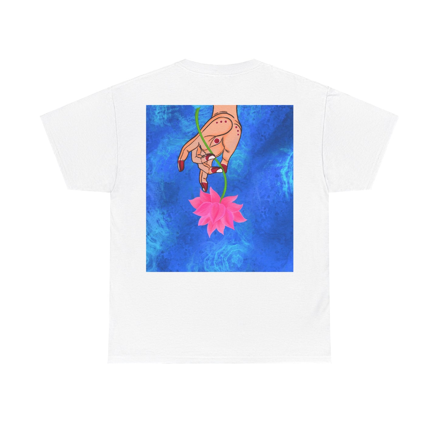 Lotus HandDrawn Unisex Heavy Cotton Tee