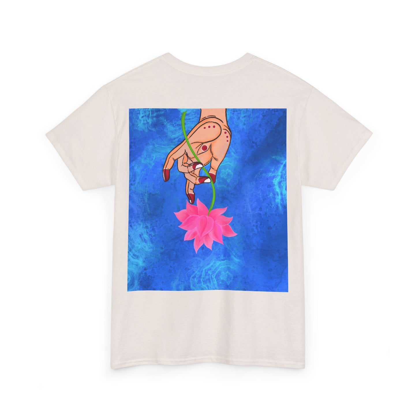 Lotus HandDrawn Unisex Heavy Cotton Tee