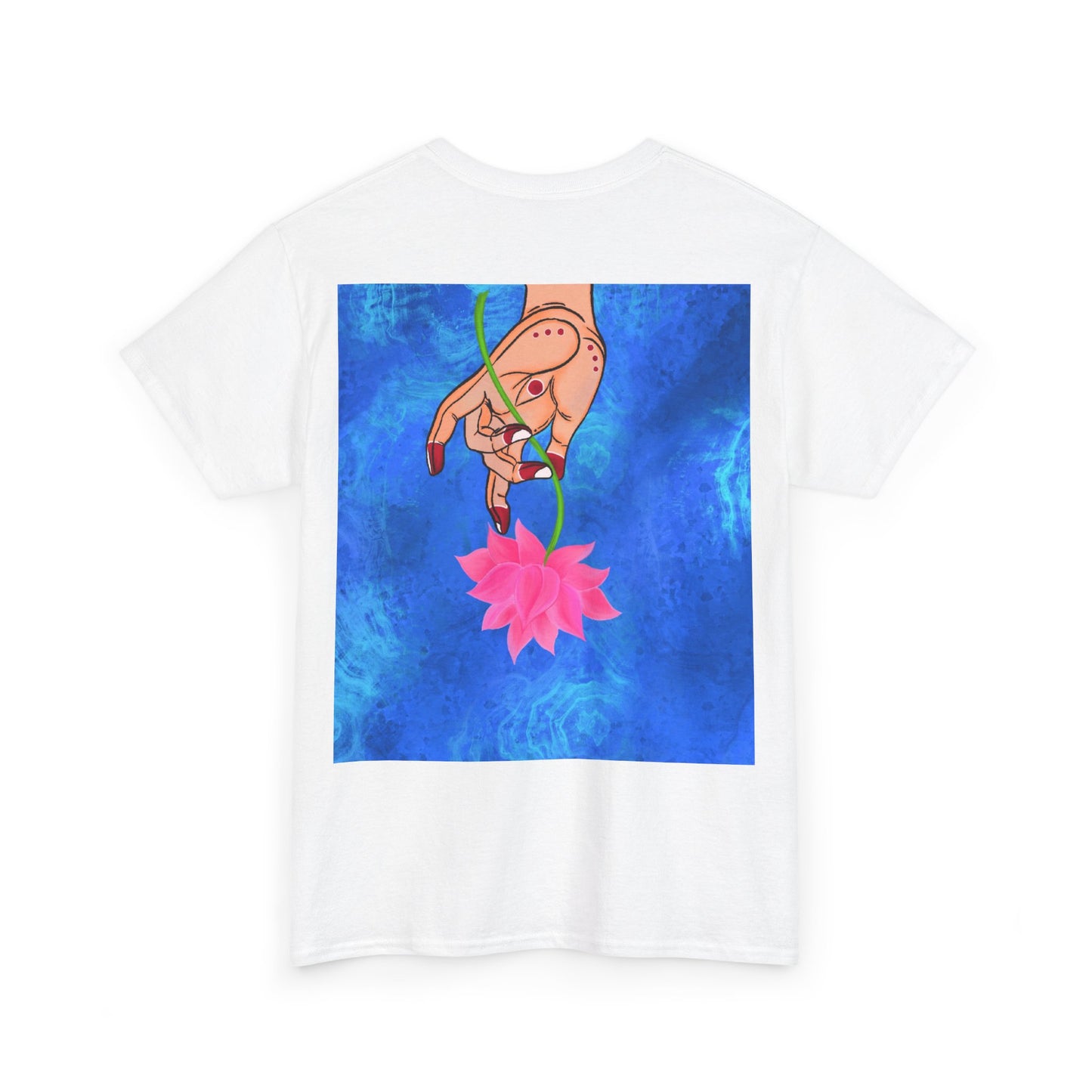 Lotus HandDrawn Unisex Heavy Cotton Tee