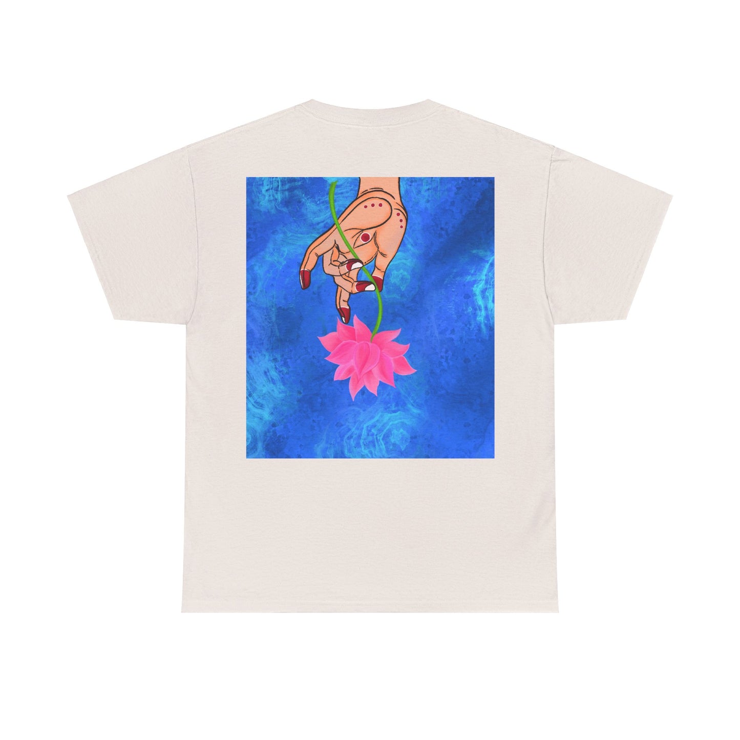 Lotus HandDrawn Unisex Heavy Cotton Tee