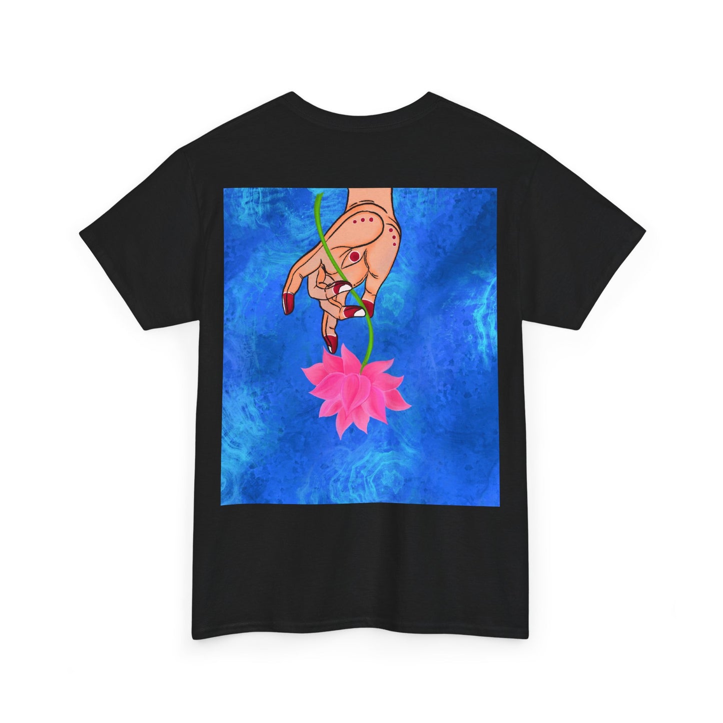 Lotus HandDrawn Unisex Heavy Cotton Tee